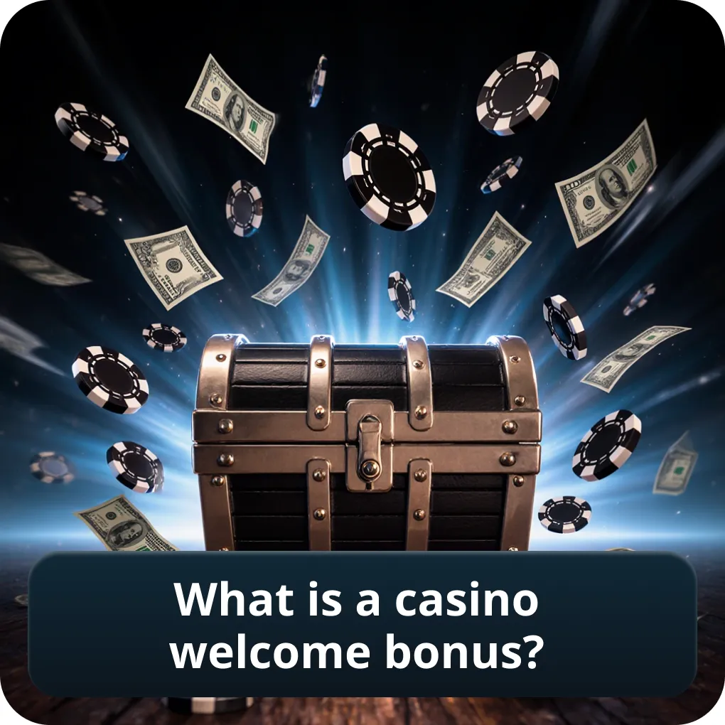 What is a casino welcome bonus?