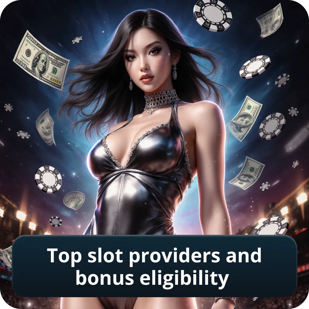 Top slot providers and bonus eligibility
